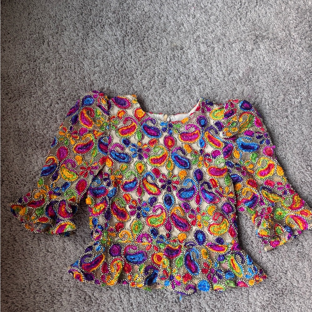 Tularosa Multicolor Paisley Blouse